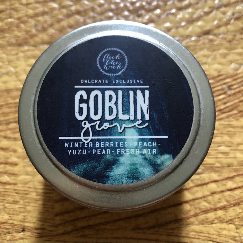 owlcrate flick the wick goblin grove candle